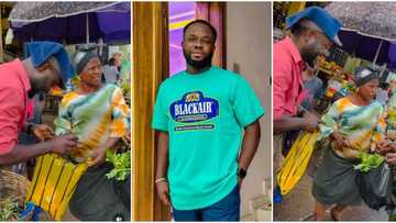 "I felt loved," Itele D Icon says, as market women gift him foodstuffs, others pray for him, clip trends