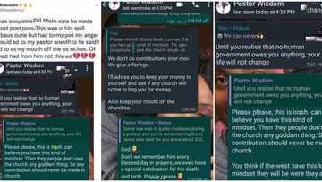 He lacks wisdom; Outrage as man exposes WhatsApp responses of his pastor about the #EndSARS memorial protest