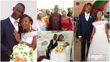 She didn't want to give me her number: Young Nigerian man reveals how he finally married lady he met in 2016