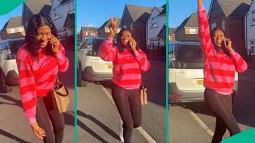 May Edochie shares video from Manchester, jokes about relocating: "Naija una fit no see me again"