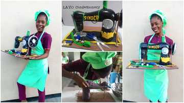 Lady bakes cake that looks like real sewing machine, amazing photos cause huge stir on Facebook