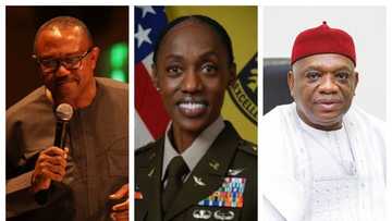 Amanda Azubuike: Peter Obi, Orji Kalu congratulate Nigeria-born lady who becomes general in US Army