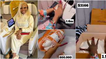 Papaya Ex doings: Influencer unboxes N4.3m designer items she got in Dubai to show trolls they are not empty