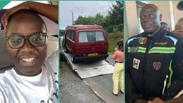 "No flight payment": 3 Nigerians travel from UK to Lagos using bike, danfo bus, video trends online