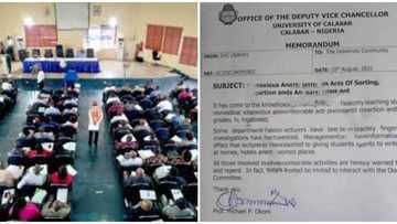 UNICAL uncovers lecturers engaging in sorting and sex for grades, gives them final warning in fresh statement