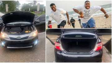 Cubana Chiefpriest buys brand new car reportedly worth millions of naira for personal assistant