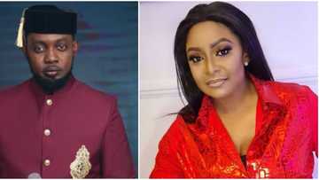 Comedian AY puts actress Victoria Inyama on blast after catching her trolling him on blog