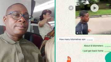 Nigerian man's WhatsApp chat with biological father generates buzz online: "This one sweet me"