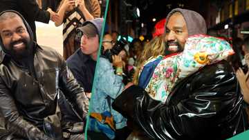 "But High Fashion dey sell for N325k": Netizens react as Kanye West's shirts cost N30k