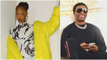 Wizkid is responsible for it: Hilarious reactions as Tems makes cryptic post about being pregnant on Instagram