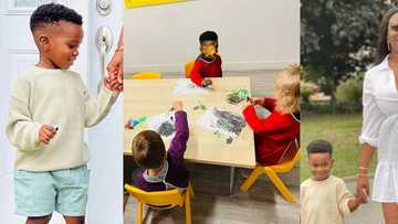 Actor John Dumelo's 2-year-old son begins school in Canada