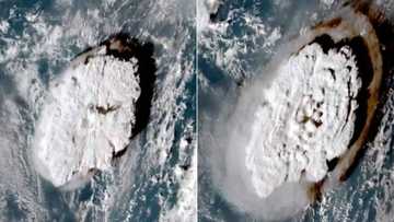 Anxiety, fear as satellite videos capture volcano as it erupting, tsunami warnings across the world