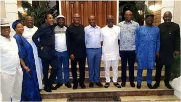 2023: List of powerful PDP leaders Peter Obi meets behind closed-door Revealed