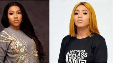Twitter user shares video of moment BBNaija Mercy helped dad and daughter knocked down by car