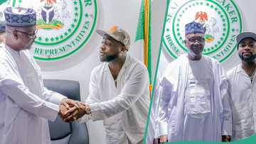 Davido backlashed for visiting Abbas Tajudeen: "Abi Jackson don port to APC"