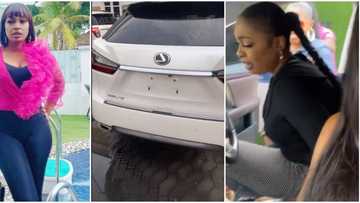 Are we a joke to you: Nigerians react as actress Nuella Njubigbo acts surprised after buying herself a car
