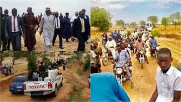 Sabon gwamnan Zamfara ya fantsama cikin daji farautar yan bindiga (Hotuna)