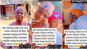 Woman bursts into tears as she sees young lady happily doing a video with her mum, emotional clip trends
