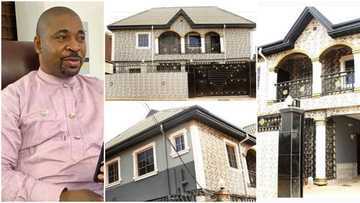 MC Oluomo celebrates wife as she unveils her newly completed house (photos)