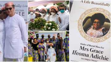 Chimamanda Adichie lays late mother to rest, photos and videos from funeral ceremony surface online