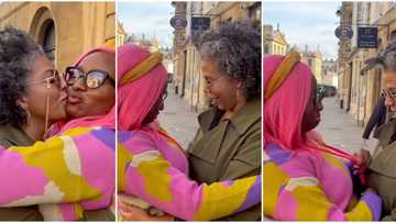 She looks under 30: Reactions as DJ Cuppy shares emotional moment her mother visited her at Oxford University
