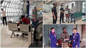 See how airport officials are treating Nigerians stranded in Thailand for the past 2 months (photos)