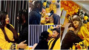 Nollywood actress Angela Okorie gets engaged, see photos from surprise engagement party