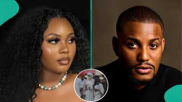 Lady shares strange observation about late Alexx Ekubo's Wife's stomach, draws people's attention