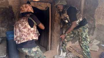 Hotunan yadda rundunar 'Hadarin Daji' ta ragargaza 'yan ta'adda a Zamfara da Katsina