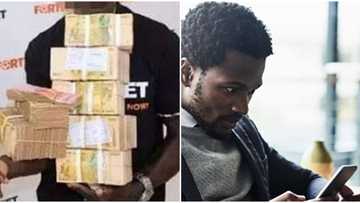 Matter pass Mathias: Nigerian man steals N10k from girlfriend, uses it to play bet, wins N100m, gives her N10k