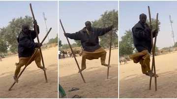 "African Jackie Chan": Old man performs powerful movie stunts in street, video of his accuracy goes viral