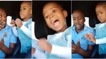 Little girl breaks the internet with melodious voice as she sings popular gospel song with dad, many hail her