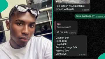 Nigerian man who contacted house agent posts conversation They had: "I no blame them"