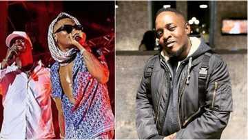 Chill with the lil bro yan - Rapper MI says to Akon after he addressed Wizkid as his little brother