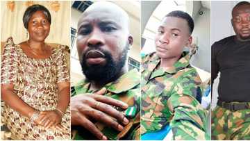 You are the real Mama Nigeria - Social media celebrates woman who gave birth to 4 sons and allowed 3 join Armed Forces, adorable photos go viral