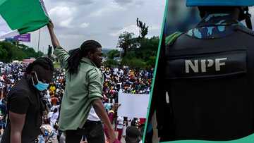 BREAKING: Abuja-Kaduna highway blocked as protesters overpower security forces, details emerge