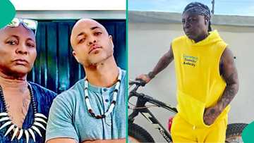 Charly Boy searches wife for son, shares his impressive profile, ladies react: "Is he man enough?"
