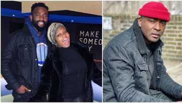 He looks like junior RMD: Nigerians react as Khafi's hubby Gedoni shaves his beard after 17 years