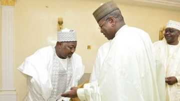 Shi muke kwaikwayo; Gwamna Badaru ya jingine adawa, ya jinjinawa tsohon gwamna Sule Lamido