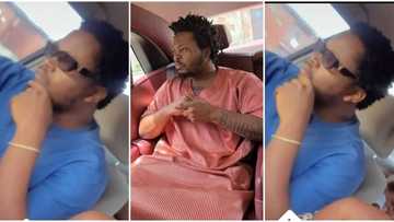 "I thought he's the one": Nigerian man who looks like Olamide Baddo storms town, causes stir in viral video