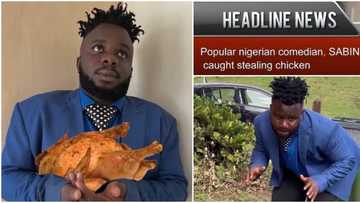 Sabinus’ skit of being arrested for stealing a fowl in the UK sparks reactions as many read meanings to it