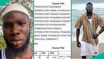 FUNAAB student who 'carried the whole semester' boldly displays bad result, photo goes viral
