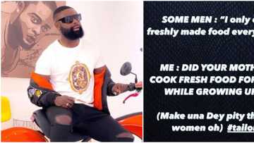 Did your mother give you fresh food while growing up? Yomi Casual asks married men who insist on fresh meals