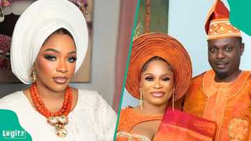 “Whatever I do is being misunderstood”: Kunle Afod's wife responds to those calling her clingy and proud