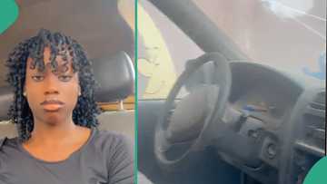 Lady disappointed after seeing car his online boyfriend used to pick her up