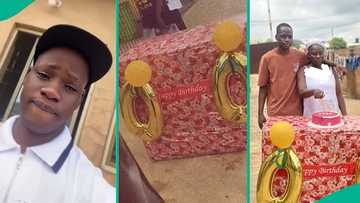Woman in tears as son finally gifts her what she desired many years ago, video shows package