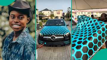 Old video showing how man wrapped Peller’s car resurfaces hours after accident: "You sha don spoil am"