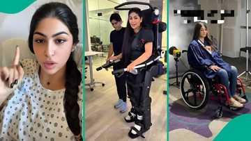 "I'm walking": Woman overjoyed as she walks again 10 years after accident, mentions name of machine