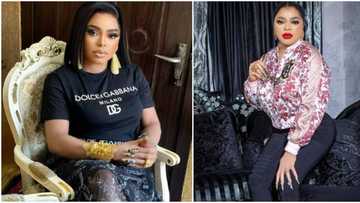"Make he abi she dey save money for kidney": Reactions as Bobrisky says he spends N2.6m on skincare products