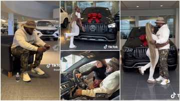 "My dream car": Man buys 2023 Mercedes AMG GLE 53 worth over N37m, his girlfriend rejoices in video